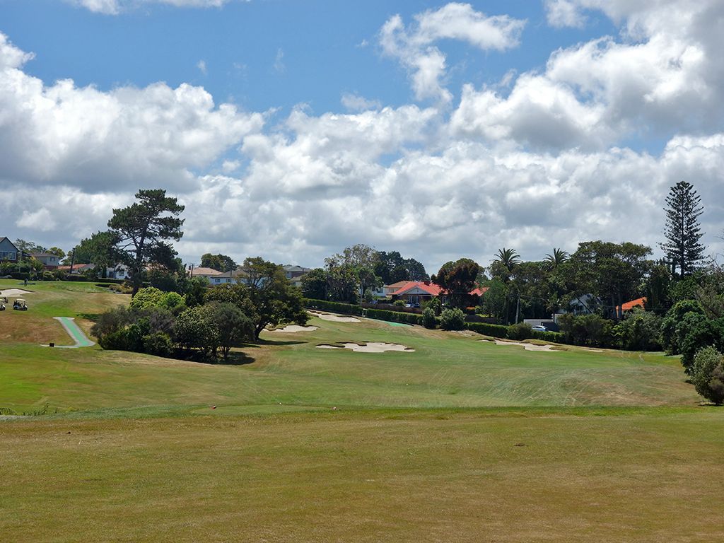 18th Hole at Titirangi Golf Club (384 Yard Par 4)